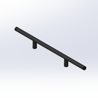 RS.136.0900.00.00СБ_RS-UFRAME500balk1200 Перекладина для рамы RS-UFRAME500 1,2 м-черный